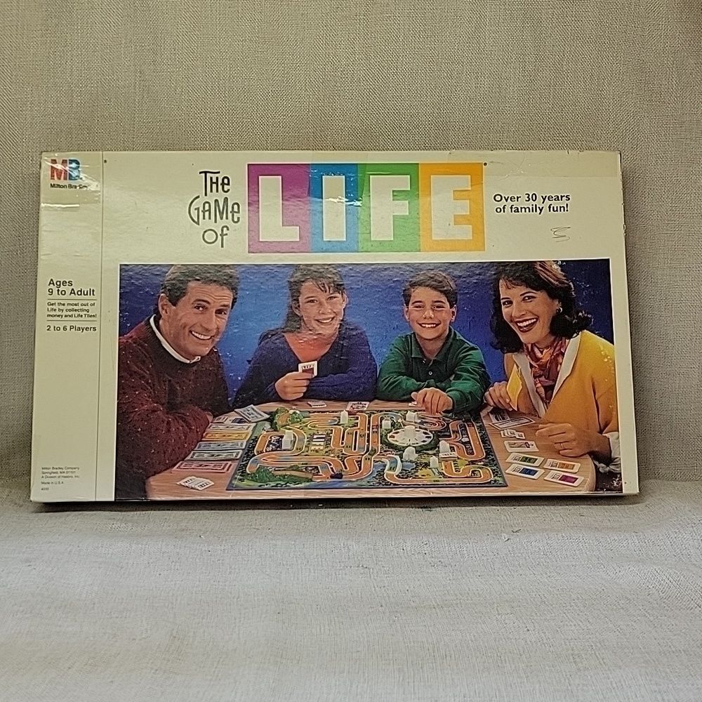 Vintage Game of Life Board Game 1991 Milton Bradley